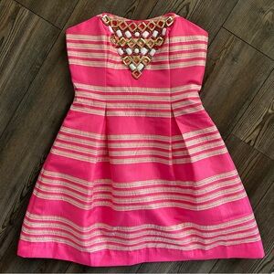Lilly Pulitzer Sami-Ryan Strapless Beaded Dress